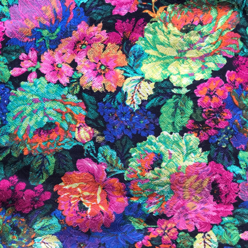 Anthropologie HD in Paris S Neon Floral Dress
